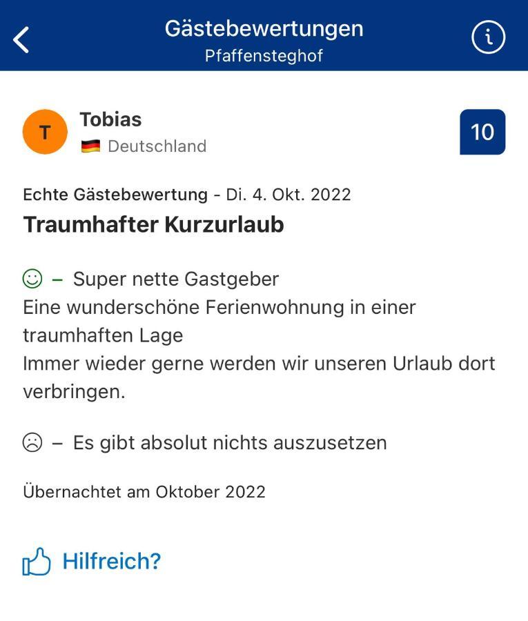 Apartament Pfaffensteghof Rickenbach  Zewnętrze zdjęcie